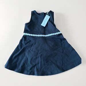 NEW Janie and Jack Black and White A-Line Baby Dress 18-24 months Ponte Dress